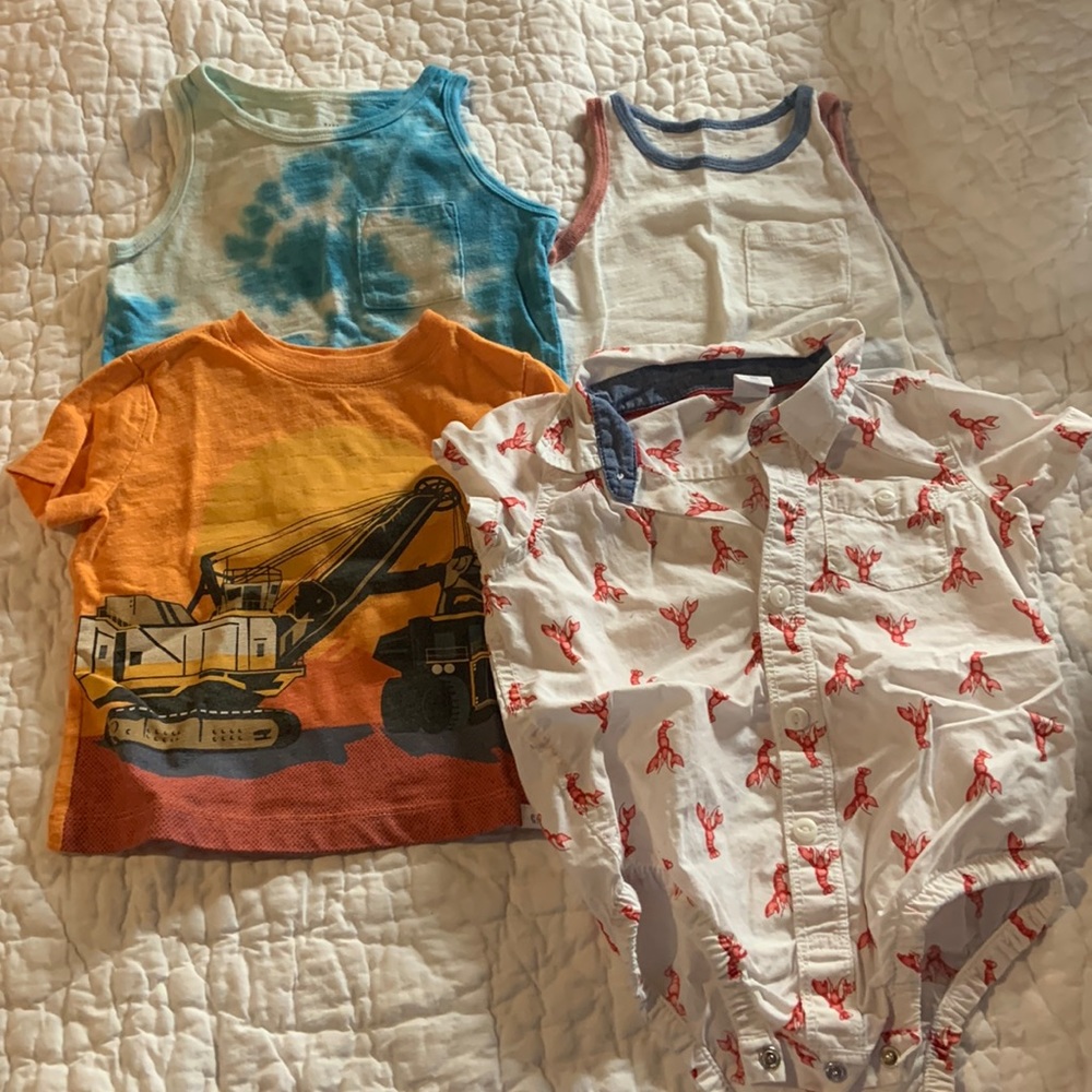 EUC- Baby Gap Boy mix of tops